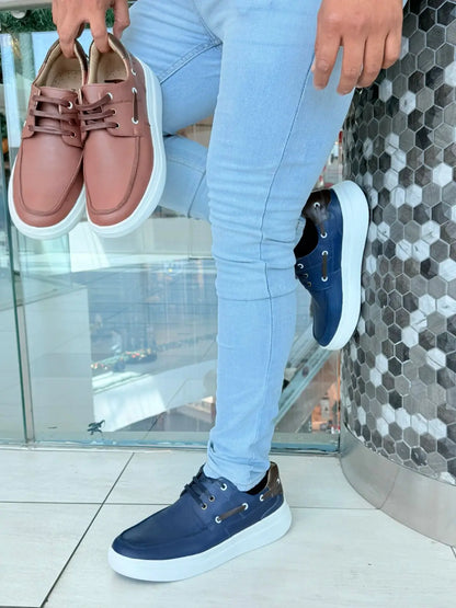 Zapatillas Top Sider de Cuero Legítimo – Ultra Cómodas | YVERZEN