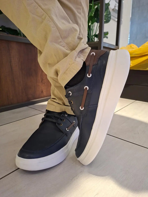 Zapatillas Top Sider de Cuero Legítimo – Ultra Cómodas | YVERZEN